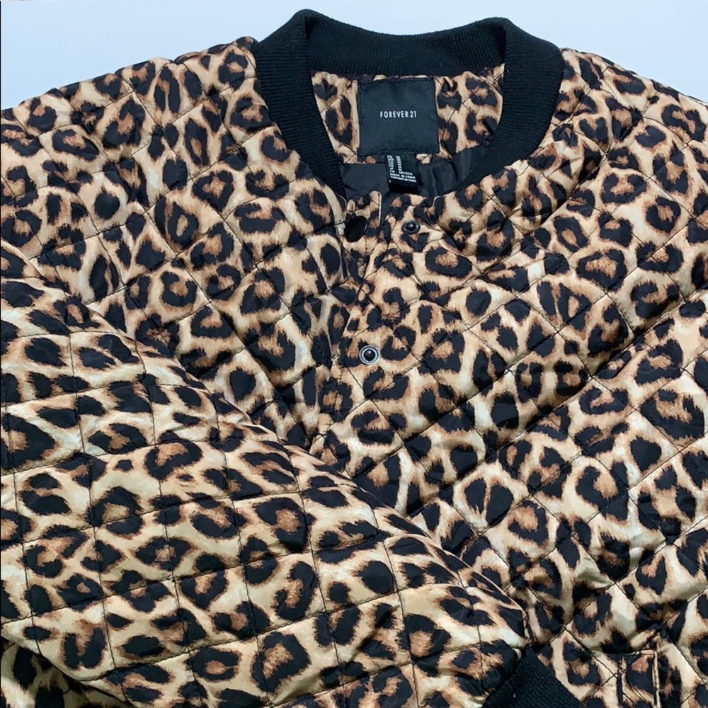 Cheetah print coat